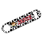 Cowprint w/Cowboy Bar Bottle Opener w/ Name or Text