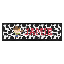 Cowprint w/Cowboy Bar Mat (Personalized)