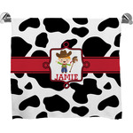 Cowprint w/Cowboy Bath Towel (Personalized)