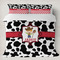 Cowprint w/Cowboy Duvet Cover Set - King (Personalized)