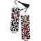Cowprint w/Cowboy Bookmark with tassel - Front and Back