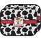 Cowprint w/Cowboy Car Floor Mats (Back Seat) (Personalized)