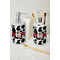 Cowprint w/Cowboy Ceramic Bathroom Accessories - LIFESTYLE (toothbrush holder & soap dispenser)