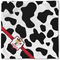 Cowprint w/Cowboy Cloth Napkins - Personalized Lunch (Single Full Open)