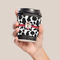 Cowprint w/Cowboy Coffee Cup Sleeve - LIFESTYLE