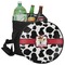 Cowprint w/Cowboy Collapsible Personalized Cooler & Seat