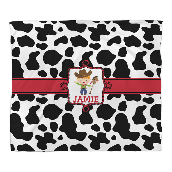 Cowprint w/Cowboy Comforter - King - Front