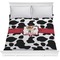 Cowprint w/Cowboy Comforter - Full / Queen (Personalized)