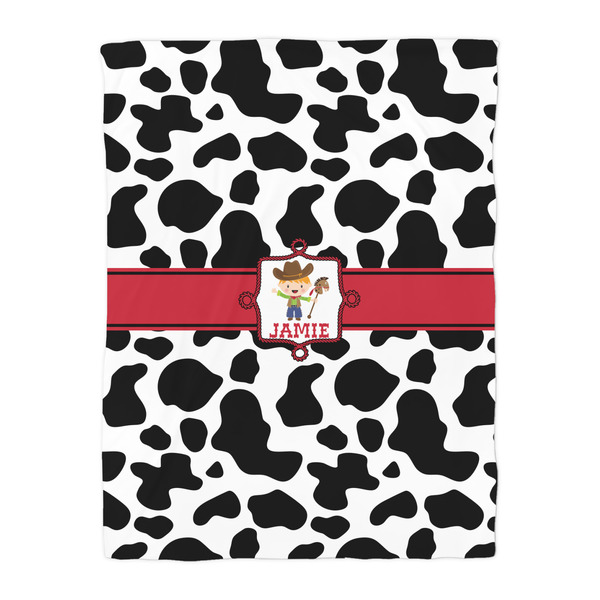 Cowprint w/Cowboy Comforter - Twin - Front