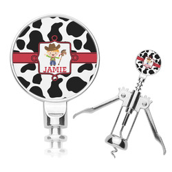 Cowprint w/Cowboy Corkscrew (Personalized)