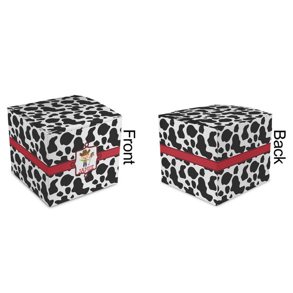 Cowprint w/Cowboy Cubic Gift Box - Approval