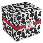 Cowprint w/Cowboy Cube Favor Gift Boxes (Personalized)