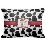 Cowprint w/Cowboy Decorative Baby Pillowcase - 16"x12" (Personalized)