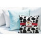 Cowprint w/Cowboy Decorative Pillow Case - LIFESTYLE 2
