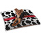 Cowprint w/Cowboy Dog Bed - Small w/ Name or Text