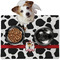 Cowprint w/Cowboy Dog Food Mat - Medium LIFESTYLE