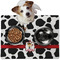 Cowprint w/Cowboy Dog Food Mat - Medium w/ Name or Text