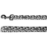 Cowprint w/Cowboy Deluxe Dog Leash (Personalized)