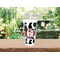 Cowprint w/Cowboy Double Wall Tumbler with Straw Lifestyle