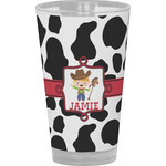 Cowprint w/Cowboy Pint Glass - Full Color (Personalized)