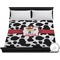 Cowprint w/Cowboy Duvet Cover - King (Personalized)