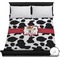 Cowprint w/Cowboy Duvet Cover - Full / Queen (Personalized)