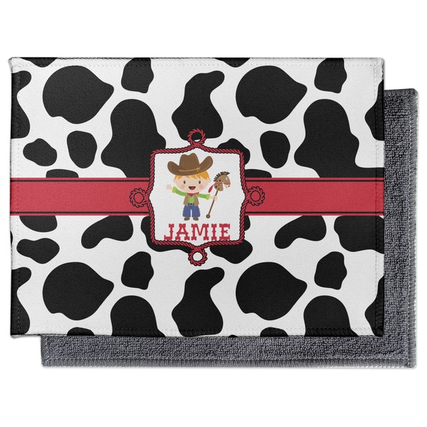 Cowprint w/Cowboy Electronic Screen Wipe - Flat