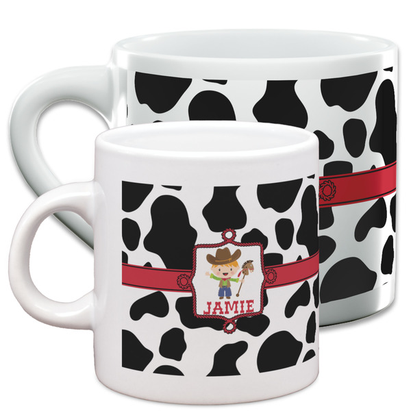 Cowprint w/Cowboy Espresso Mugs - Main Parent