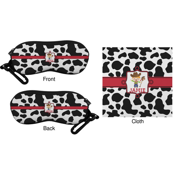 Cowprint w/Cowboy Eyeglass Case & Cloth (Approval)