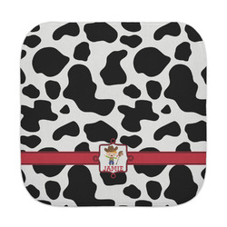 Cowprint w/Cowboy Face Towel (Personalized)