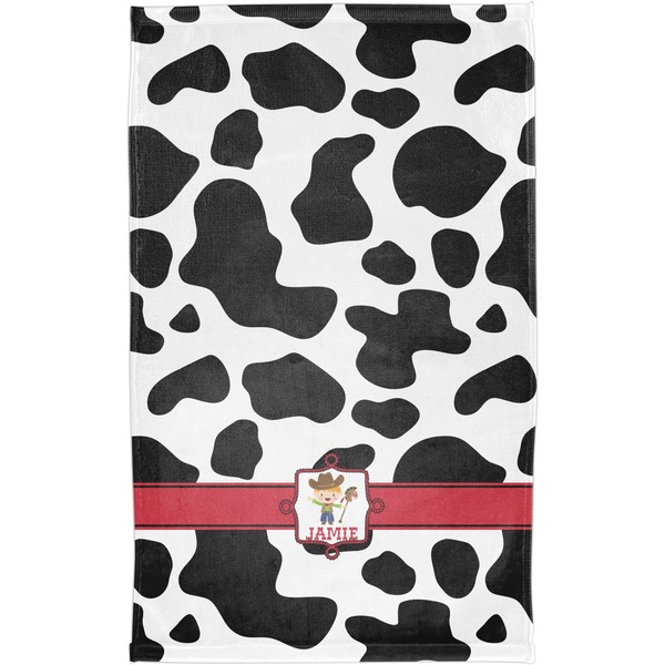 Cowprint w/Cowboy Finger Tip Towel - Full View