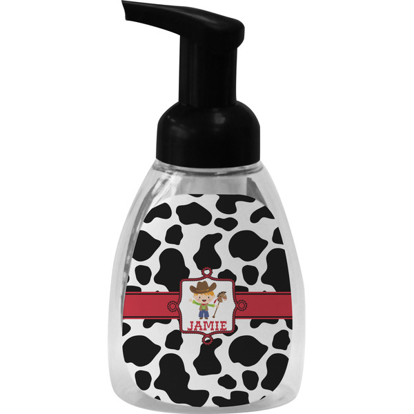 Cowprint w/Cowboy Foam Soap Bottle