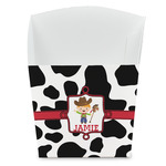 Cowprint w/Cowboy French Fry Favor Boxes (Personalized)