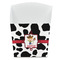 Cowprint w/Cowboy French Fry Favor Box - Front View