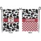 Cowprint w/Cowboy Garden Flag - Double Sided Front and Back