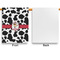 Cowprint w/Cowboy Garden Flags - Large - Single Sided - APPROVAL