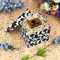 Cowprint w/Cowboy Gift Boxes with Lid - Canvas Wrapped - Small - In Context