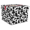 Cowprint w/Cowboy Gift Boxes with Lid - Canvas Wrapped - X-Large - Front/Main