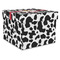 Cowprint w/Cowboy Gift Boxes with Lid - Canvas Wrapped - XX-Large - Front/Main
