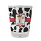 Cowprint w/Cowboy Glass Shot Glass - 1.5 oz - Single (Personalized)