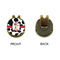 Cowprint w/Cowboy Golf Ball Hat Clip Marker - Apvl - GOLD