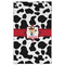 Cowprint w/Cowboy Golf Towel - Poly-Cotton Blend - Large w/ Name or Text
