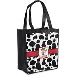 Cowprint w/Cowboy Grocery Bag (Personalized)