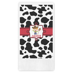 Cowprint w/Cowboy Guest Towels - Full Color (Personalized)