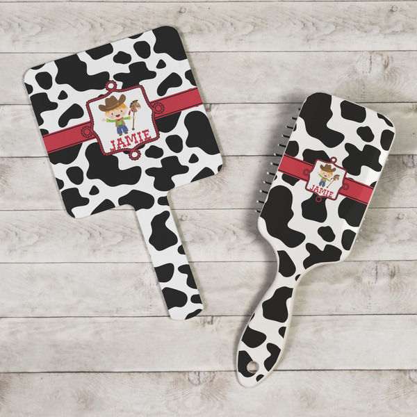 Cowprint w/Cowboy Hand Mirrors - In Context