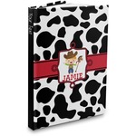 Cowprint w/Cowboy Hardbound Journal (Personalized)