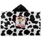 Cowprint w/Cowboy Kids Hooded Towel (Personalized)