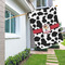 Cowprint w/Cowboy House Flags - Double Sided - LIFESTYLE