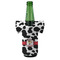 Cowprint w/Cowboy Jersey Bottle Cooler - FRONT (on bottle)