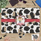 Cowprint w/Cowboy Jigsaw Puzzle 1014 Piece - In Context